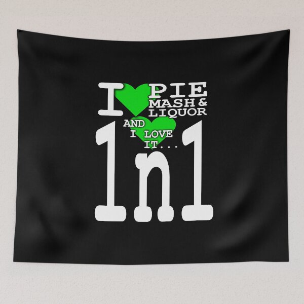Item preview, I Love Traditional London Pie Mash & Liquor V1n1b designed and sold by RetrospectUK.