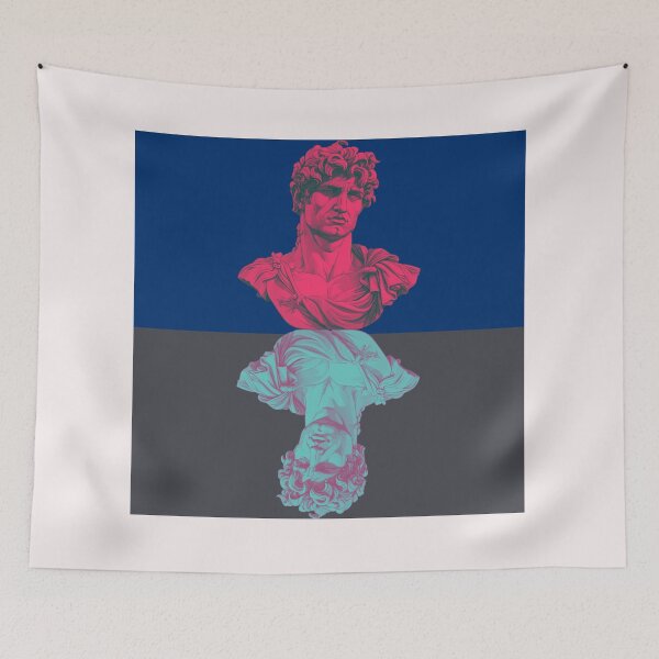 Item preview, Dual-Tone Roman Bust Reflection designed and sold by Moonlight Gallery.