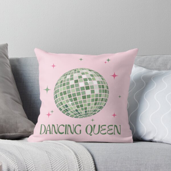 Item preview, Pink and Green Disco Ball Dancing Queen designed and sold by AestheticAnnette.