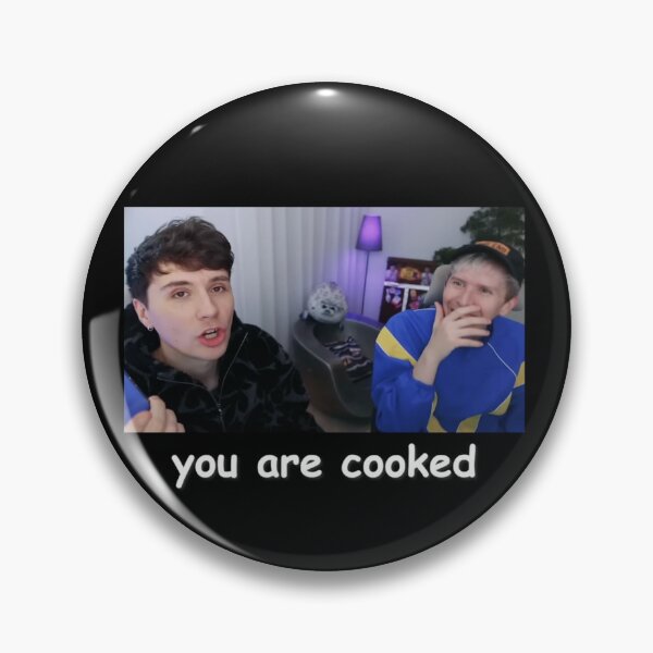 Item preview, dan and Phil you are cooked meme screencap designed and sold by ohshoot.