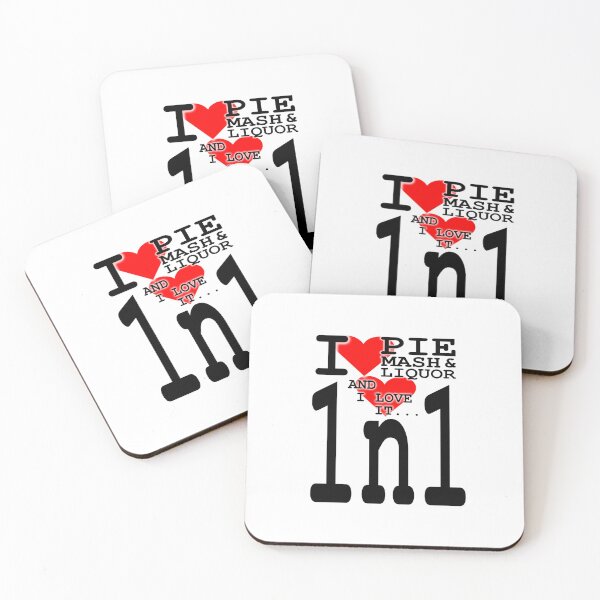 Item preview, I Love Traditional London Pie Mash & Liquor V1n1c designed and sold by RetrospectUK.