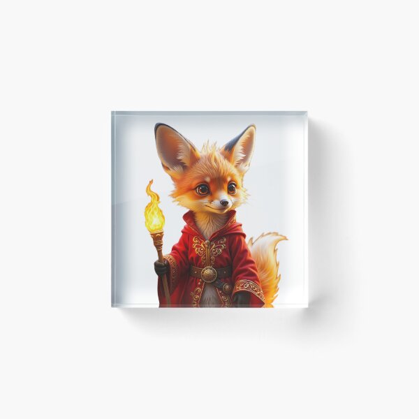 Item preview, Mystic Fox Mage – Keeper of the Flames designed and sold by Kaladin Creations.