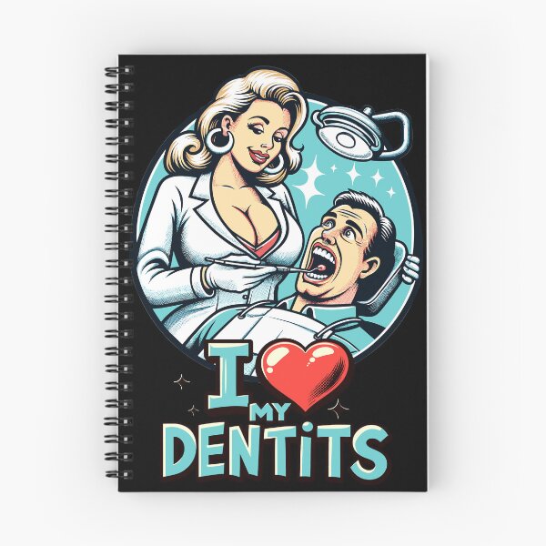 Item preview,  I ❤️ My Dentits - Retro Pin-Up Dentist Design designed and sold by SteadyRolling.