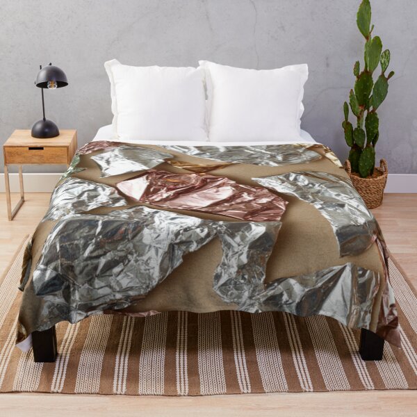 Item preview, Metallic Chaos – Shiny Abstract Art designed and sold by Molly's Gone Mad .