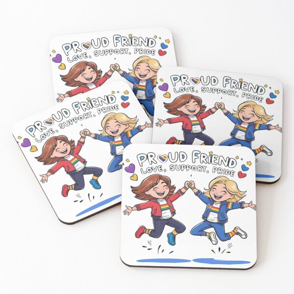 Item preview, Proud Friend: Love, Support and Pride designed and sold by StormArte.