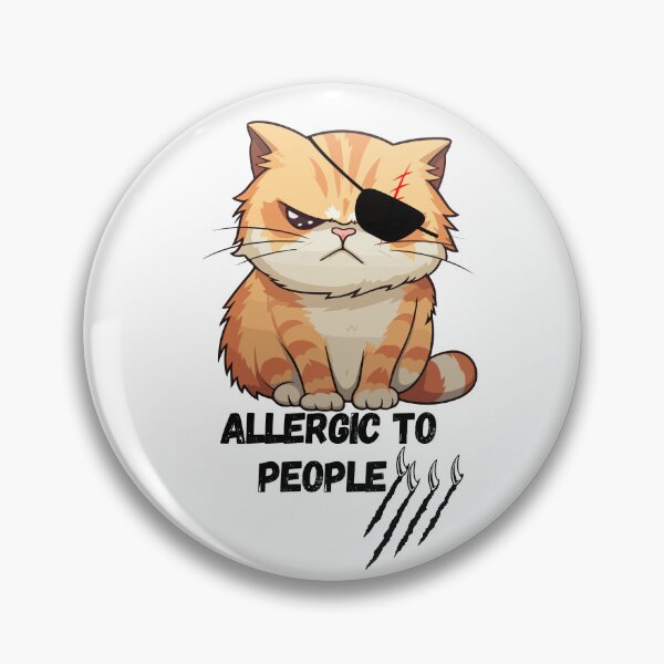 Item preview, Allergic to people designed and sold by Anitkaaa.