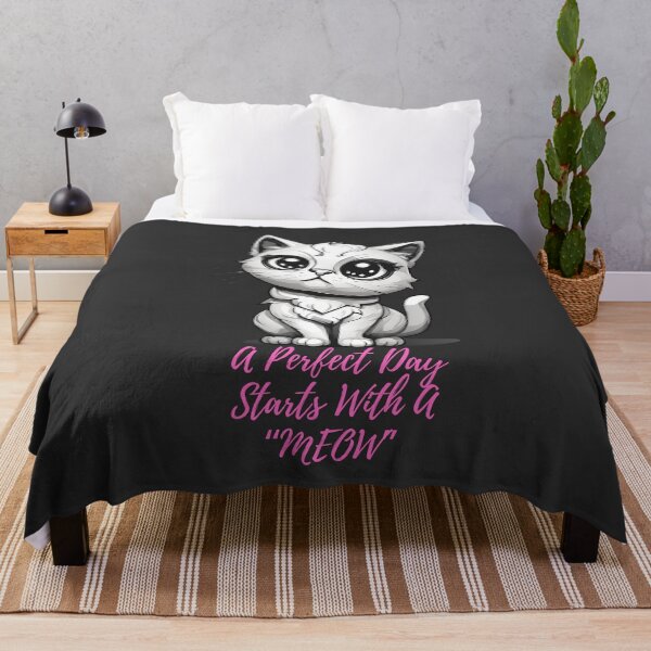 Item preview, A Perfect Day Starts With A "MEOW" designed and sold by xSoLx.