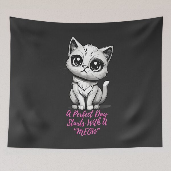 Item preview, A Perfect Day Starts With A "MEOW" designed and sold by xSoLx.
