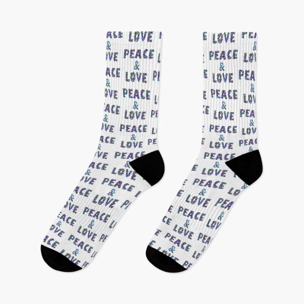 Item preview, Peace and Love in Bloom - Blue designed and sold by BeJahMan.