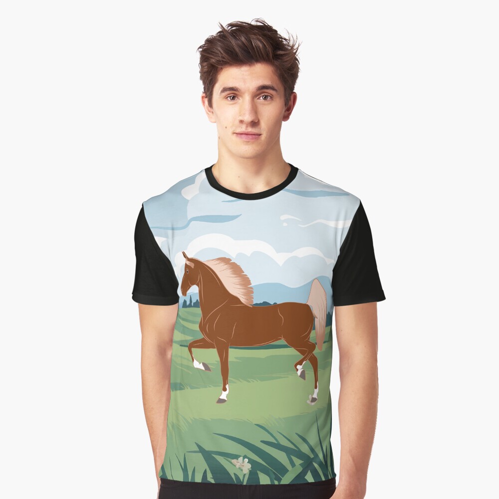 Aperçu de l'œuvre T-shirt graphique créée et vendue par WebEquitation.
