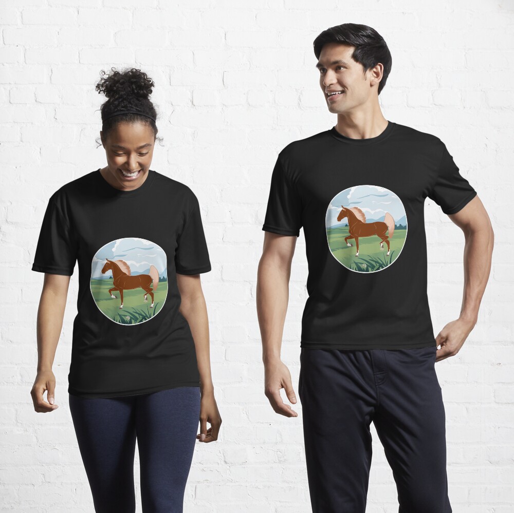 Aperçu de l'œuvre T-shirt respirant créée et vendue par WebEquitation.