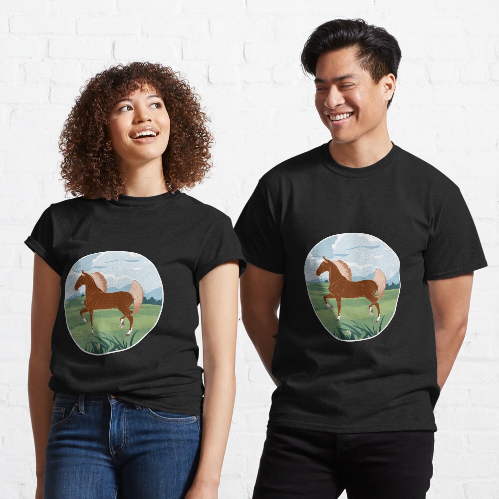 Aperçu de l'œuvre T-shirt classique créée et vendue par WebEquitation.
