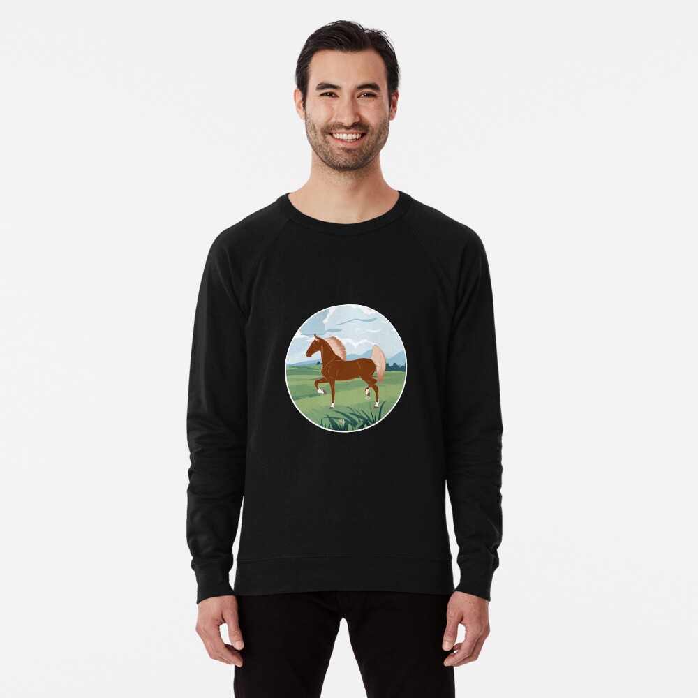 Aperçu de l'œuvre Sweatshirt léger créée et vendue par WebEquitation.