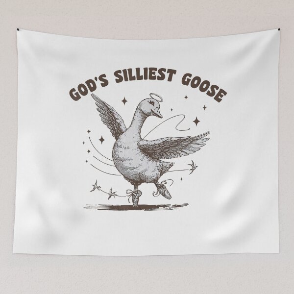 Item preview, God's Silliest Goose Funny Goose Sarcastic Vintage 90s designed and sold by FantasyFablesC.