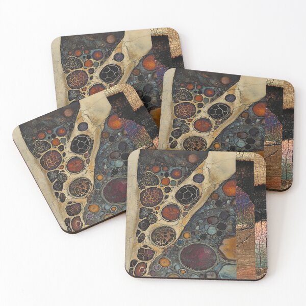 Item preview, Cosmic Stone – Abstract Earthy Art designed and sold by Molly's Gone Mad .