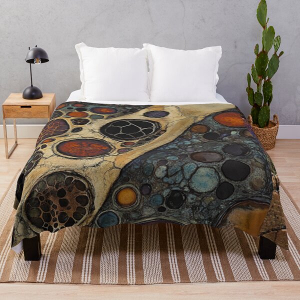 Item preview, Cosmic Stone – Abstract Earthy Art designed and sold by Molly's Gone Mad .
