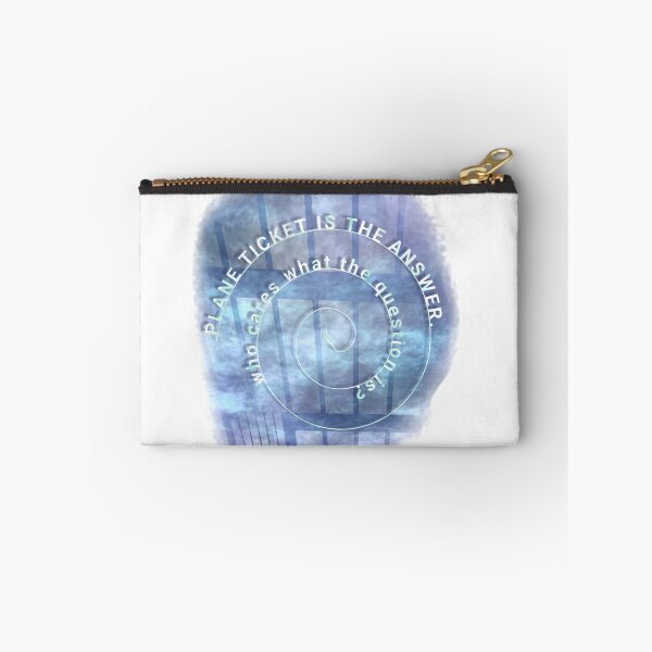 Item preview, PLANE ticket is the answer. Who cares what the question is? designed and sold by Marigonix.