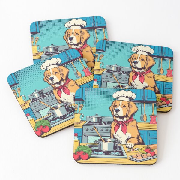 Item preview, CUTE COOK DOG COOKING IN THE KITCHEN designed and sold by Dogandesighn.