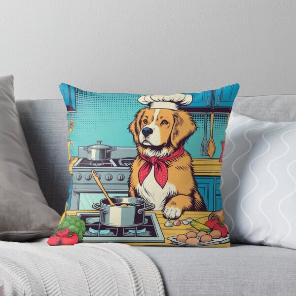 Item preview, CUTE COOK DOG COOKING IN THE KITCHEN designed and sold by Dogandesighn.