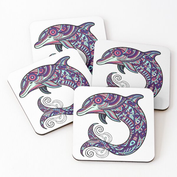 Item preview, Intricate dolphin  designed and sold by SpectrumShine.
