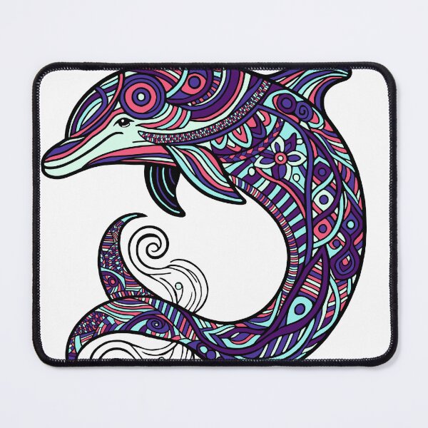Item preview, Intricate dolphin  designed and sold by SpectrumShine.