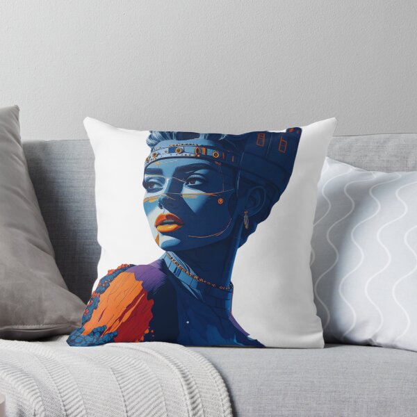 Item preview, Cyberpunk Queen – Futuristic Digital Art designed and sold by artiviohub.