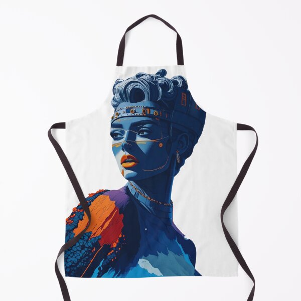 Item preview, Cyberpunk Queen – Futuristic Digital Art designed and sold by artiviohub.