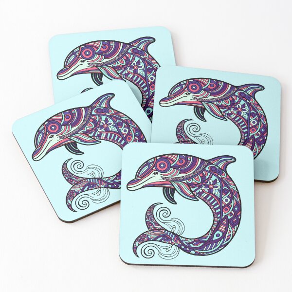 Item preview, Intricate dolphin  designed and sold by SpectrumShine.