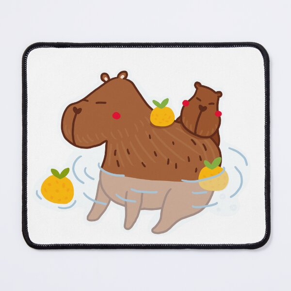 Item preview, Capybara Bathing  designed and sold by littleredcheeks.