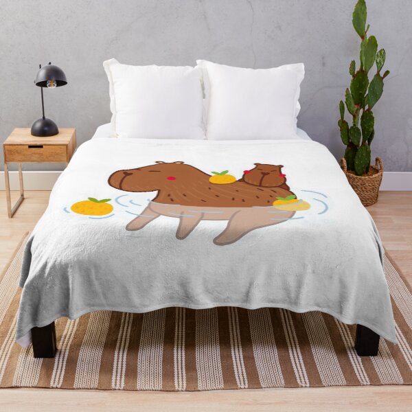 Item preview, Capybara Bathing  designed and sold by littleredcheeks.