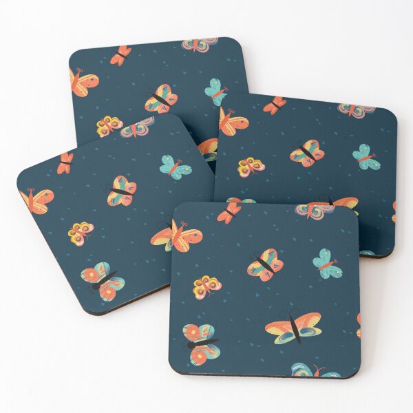 Item preview, Butterfly fly (blue background) designed and sold by Amart-yllis.