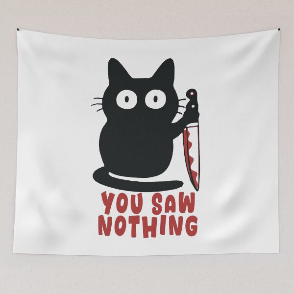 Item preview, You Saw Nothing designed and sold by Angry Swan Designs.