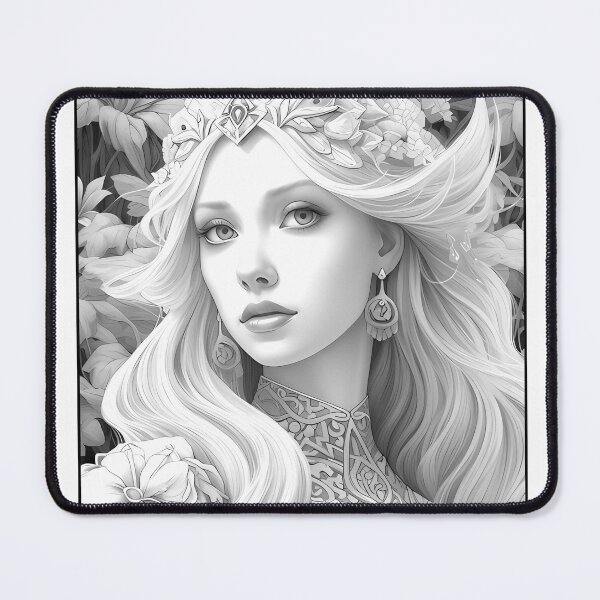 Item preview, Princess #20 Coloring Page Pattern  designed and sold by DavidColoring.