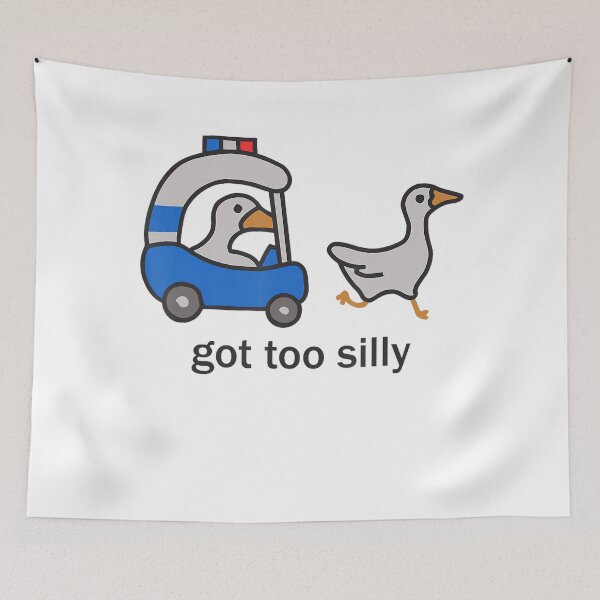 Item preview, Got Too Silly Funny Goose Police designed and sold by FantasyFablesC.