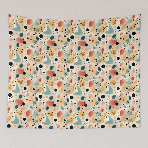 Item preview, Pastel terrazzo pattern seamless pattern designed and sold by MiraCleAI.