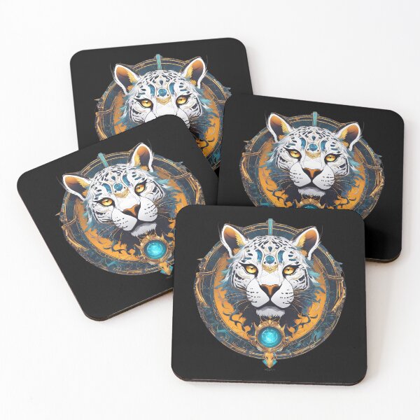 Item preview, Celestial Jaguar – Mystical Wildcat Fantasy Art designed and sold by MystiqSlav.