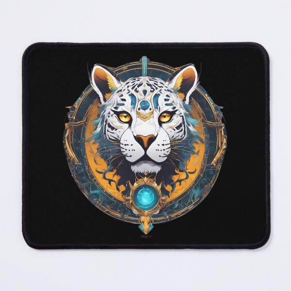Item preview, Celestial Jaguar – Mystical Wildcat Fantasy Art designed and sold by MystiqSlav.