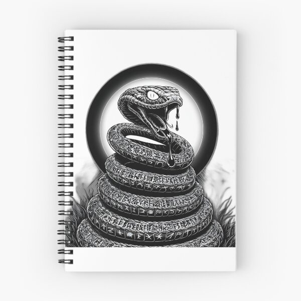 Item preview, Eclipse Serpent Eye – Mystical Gothic Snake Design designed and sold by akhdesigns7.
