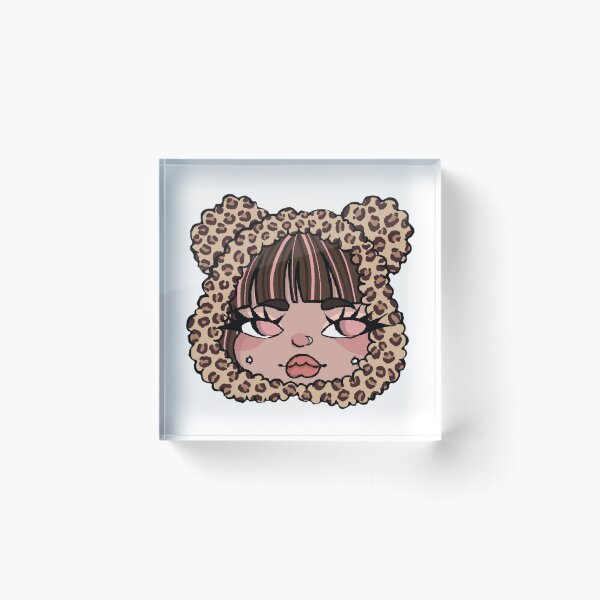 Item preview, Y2K pink leopard girl designed and sold by Fuchsiella.