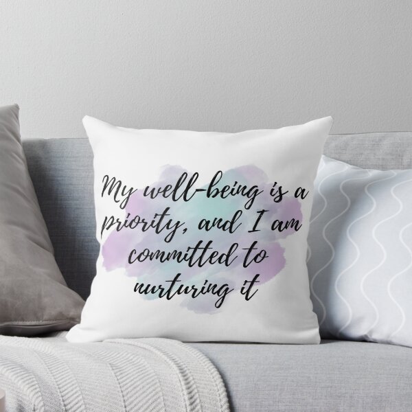 Item preview, My well-being is a priority, and I am committed to nuturing it - Positive Affirmations - Weekly [ 2025 - Collection ] designed and sold by elmsstudios.