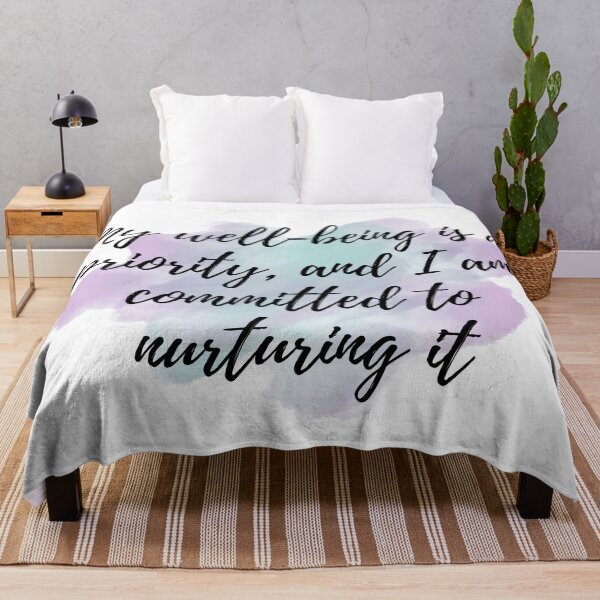 Item preview, My well-being is a priority, and I am committed to nuturing it - Positive Affirmations - Weekly [ 2025 - Collection ] designed and sold by elmsstudios.