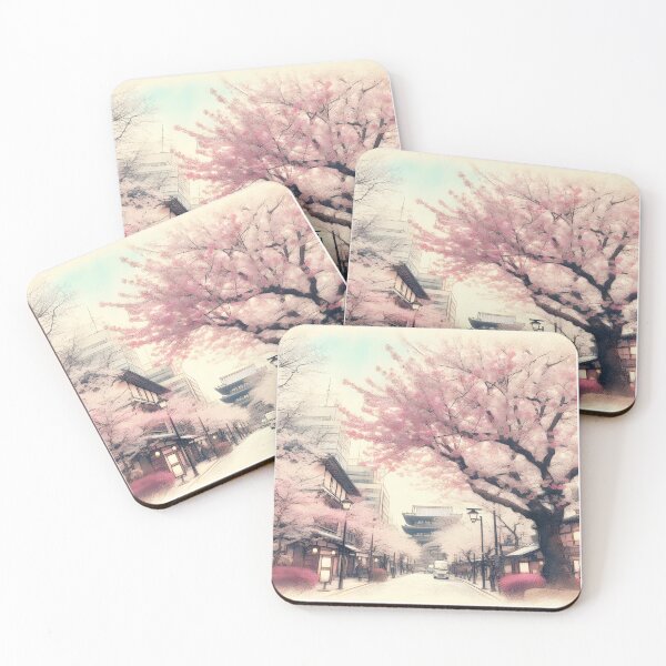 Item preview, Enchanting Springtime Sakura Scene in Japan designed and sold by inkNext.