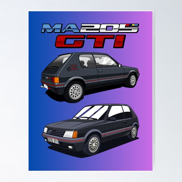 Item preview, VINTAGE CAR 205 GTI designed and sold by ATLASTRIMBO.