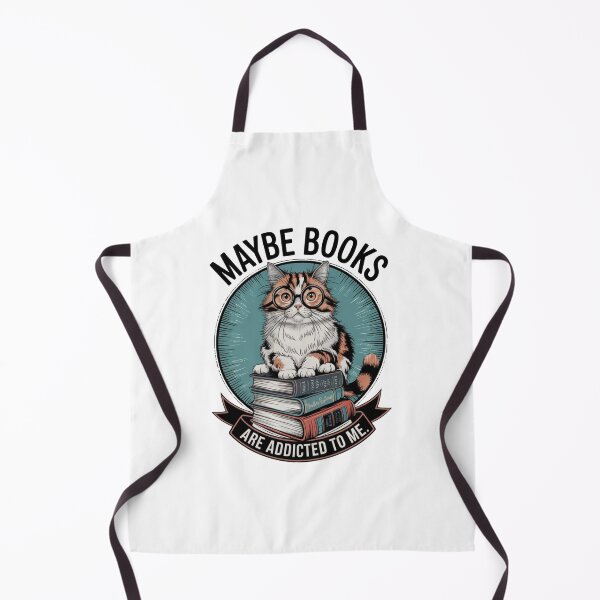 Item preview, Maybe books are addicted to me- funny cat book lover pun- addicted to books- book worm bibliophile designed and sold by cocomelon168.