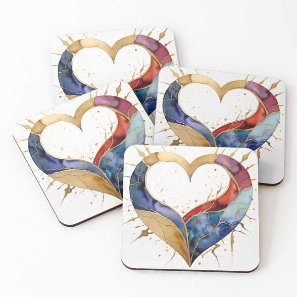 Item preview, Kintsugi heart 2 designed and sold by emmuk74.