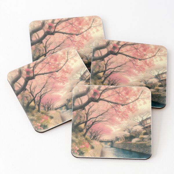 Item preview, Tranquil Sakura Blossoms in Japan designed and sold by inkNext.