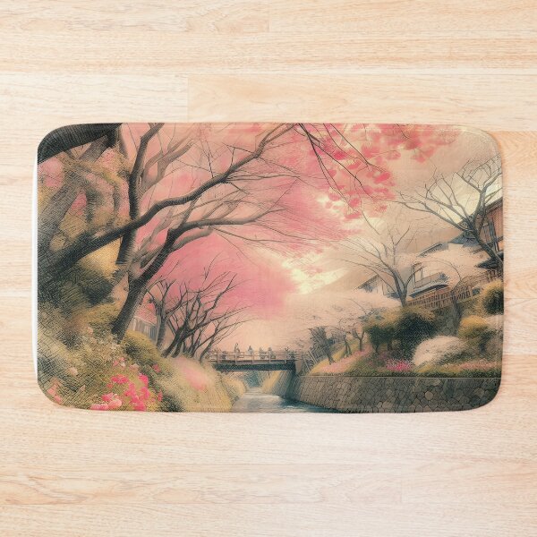 Item preview, Tranquil Sakura Blossoms in Japan designed and sold by inkNext.