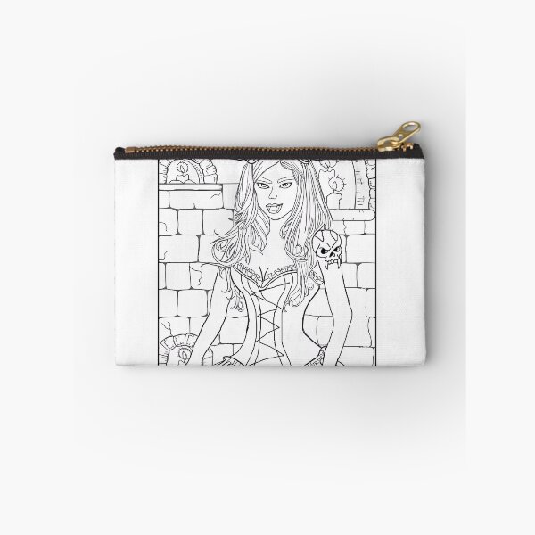 Item preview, Vampire Girl #14 Coloring Page Pattern  designed and sold by DavidColoring.