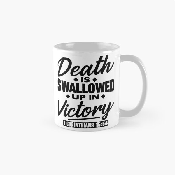 Item preview, 1 Corinthians 15:54 Death Is Swallowed Up In Victory designed and sold by plushism.
