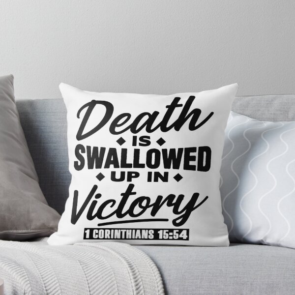Item preview, 1 Corinthians 15:54 Death Is Swallowed Up In Victory designed and sold by plushism.
